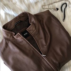 Hugo Boss Men’s Leather Jacket